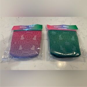 Dunkin x Wicked Cup Sleeves Set Pink & Green-Limited Edition Collab